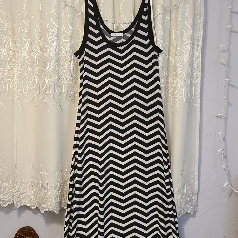 Chevron maxi dress